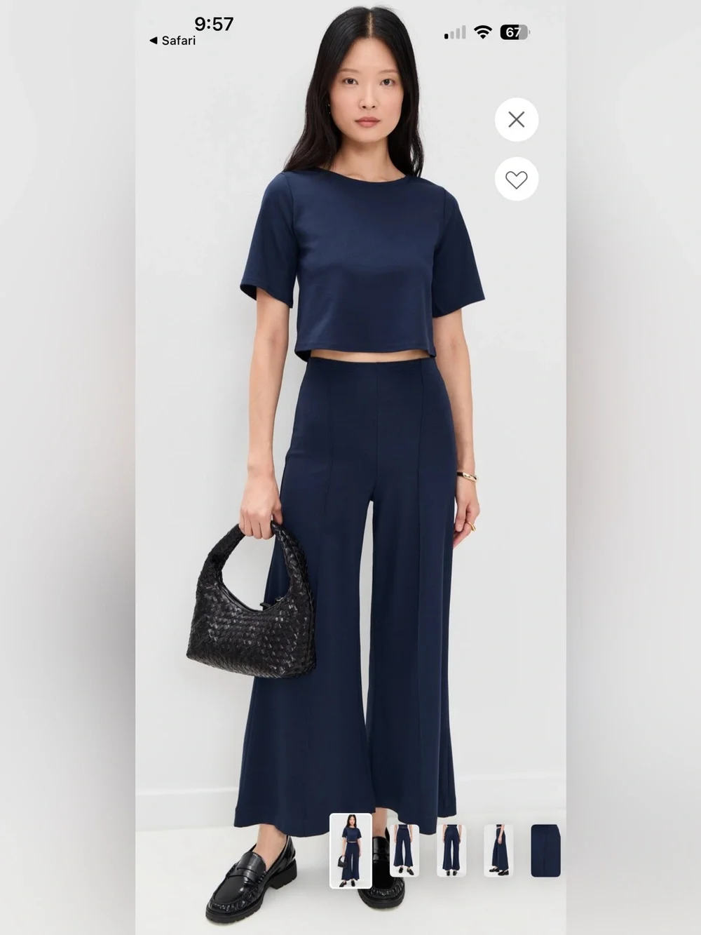 Ripley Rader Navy Ponte Pants and Top Set - Size 3 NWT